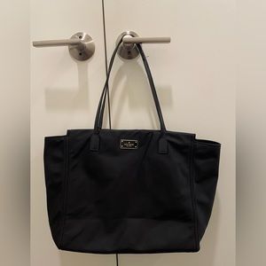 Kate Spade Black Nylon Tote Bag